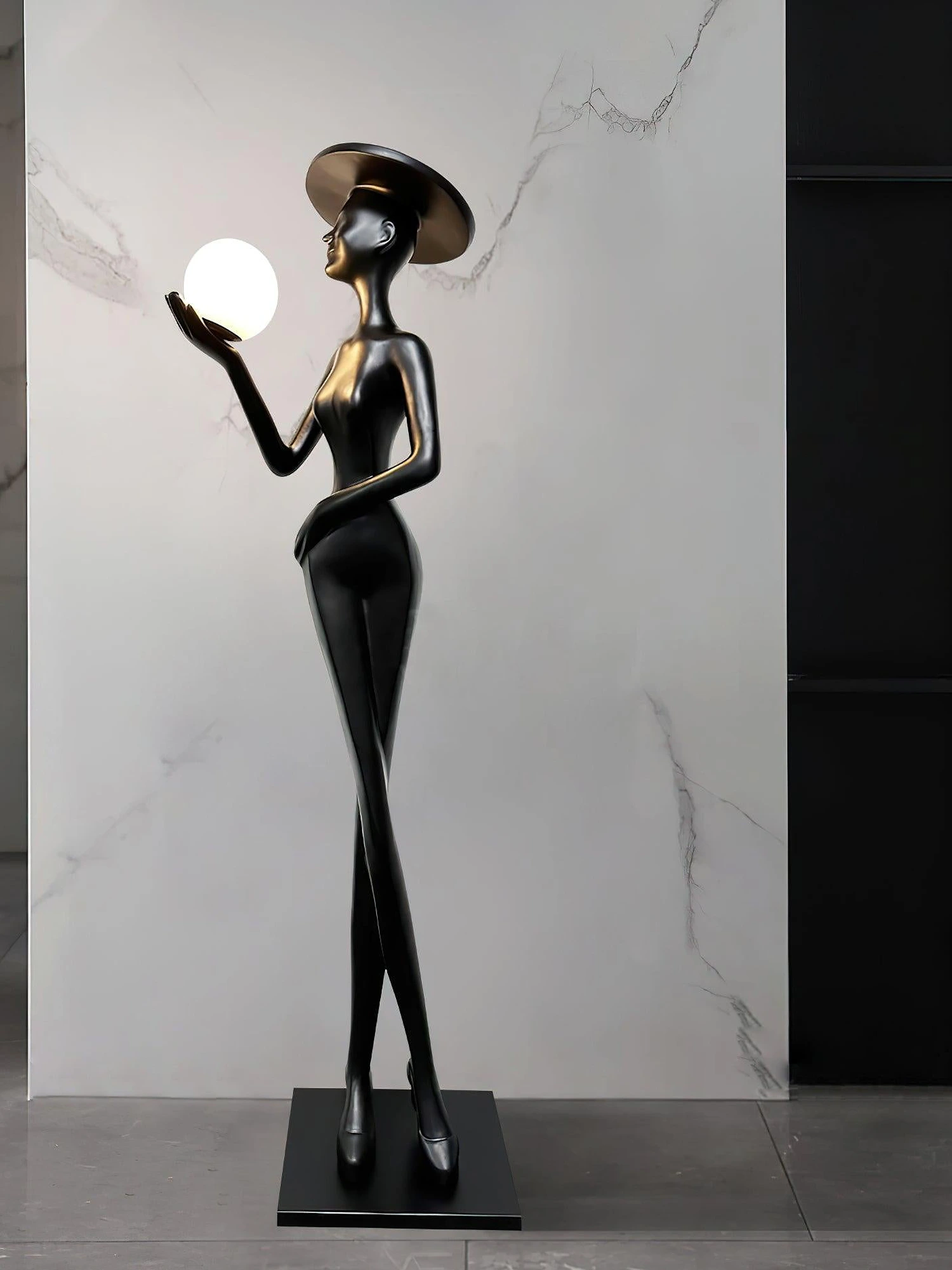 Sophia Elegance Sculpture Floor Lamp - Image 10