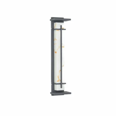Square Outdoor Alabaster Wall Light