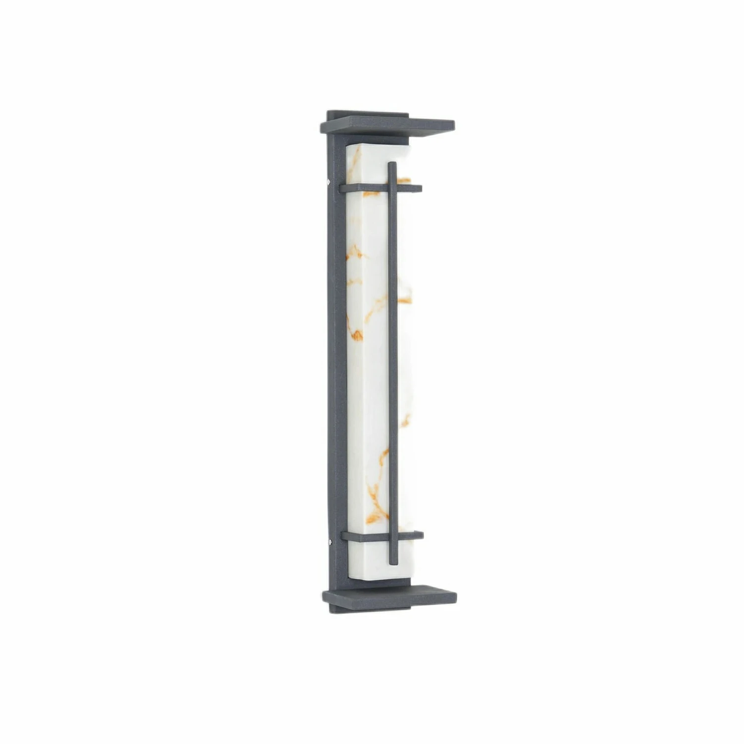 Square Outdoor Alabaster Wall Light