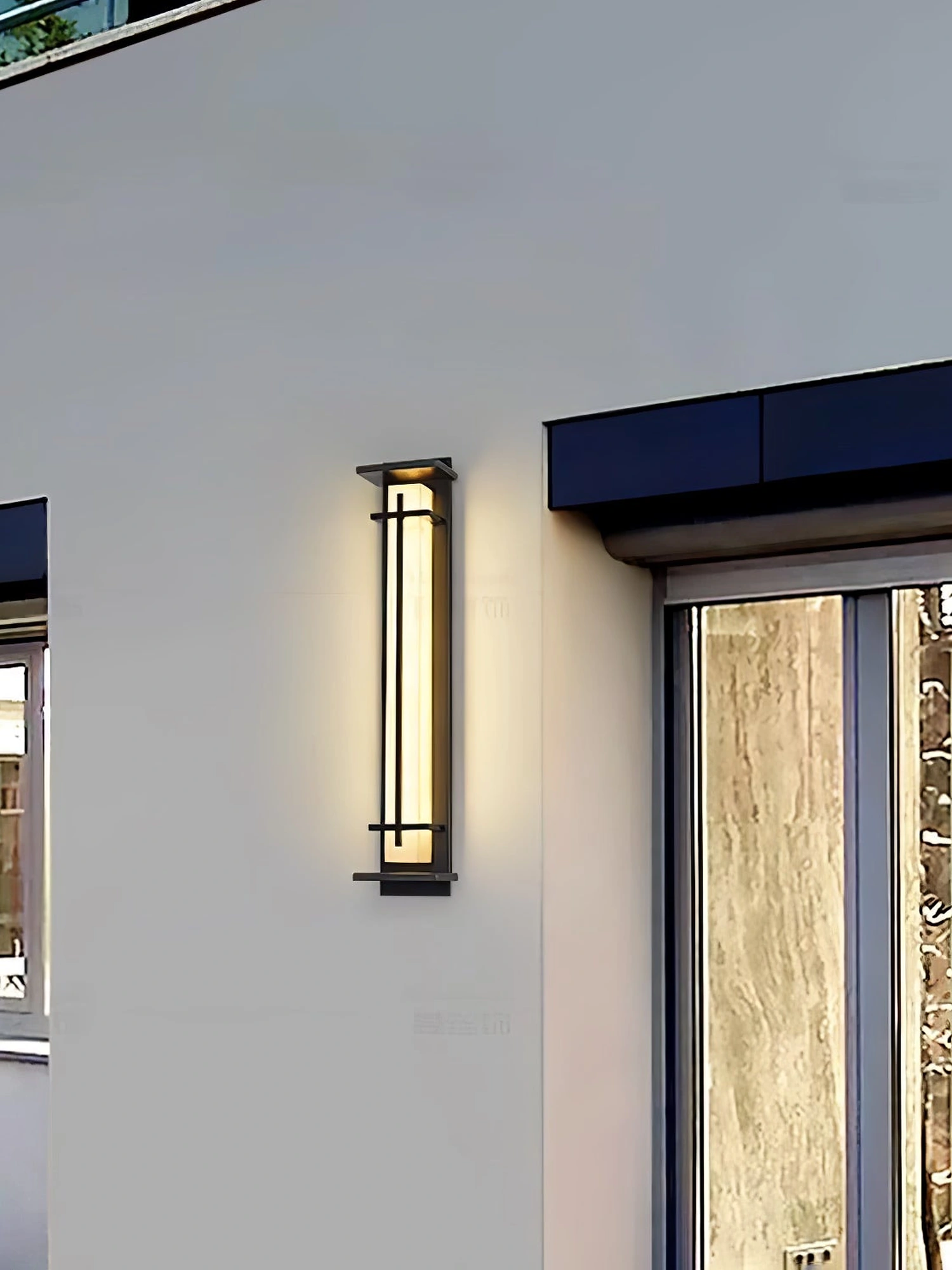Square Outdoor Alabaster Wall Light - Image 17