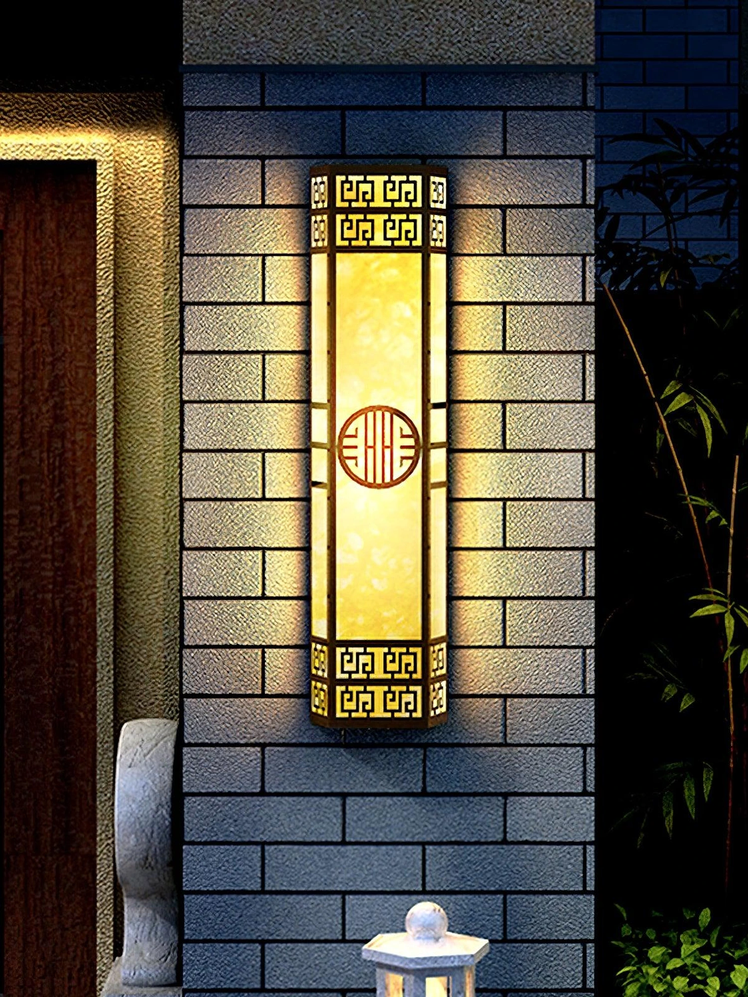 Stripe Outdoor Wall Light - Image 2