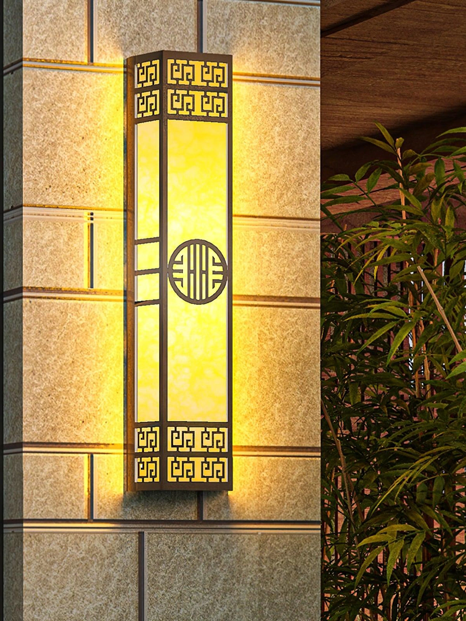 Stripe Outdoor Wall Light - Image 3