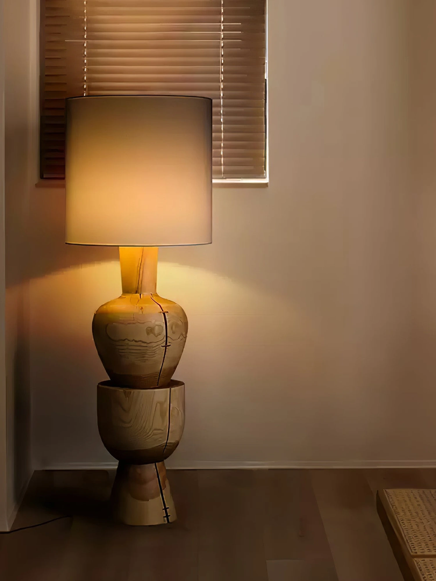 Sylvia Wood Floor Lamp - Image 4