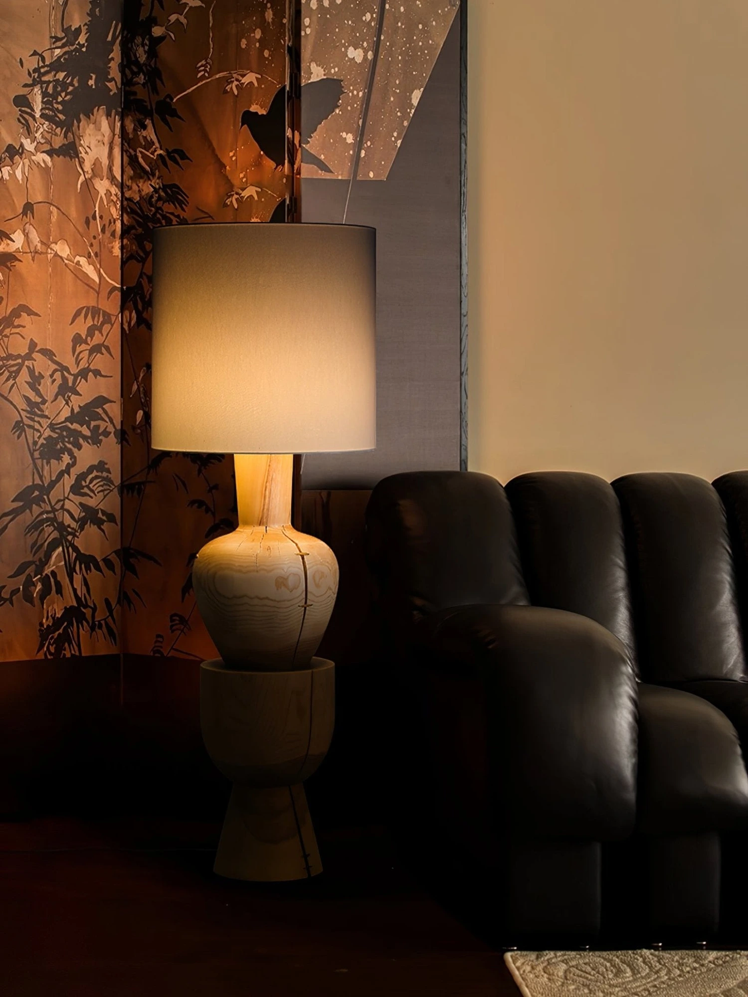 Sylvia Wood Floor Lamp - Image 5