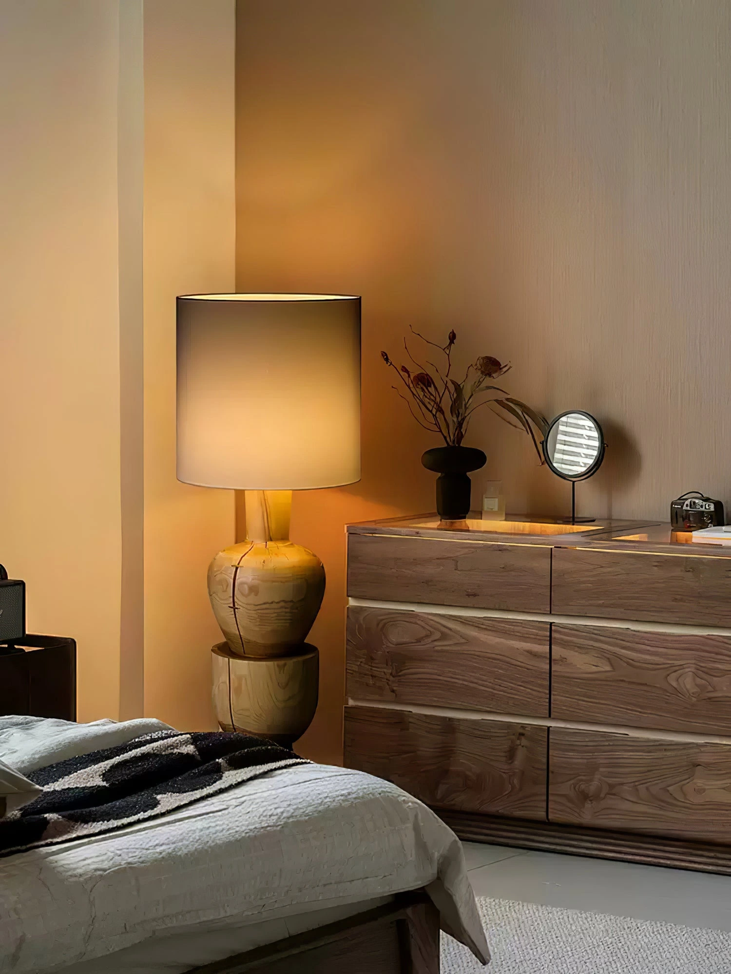 Sylvia Wood Floor Lamp - Image 7