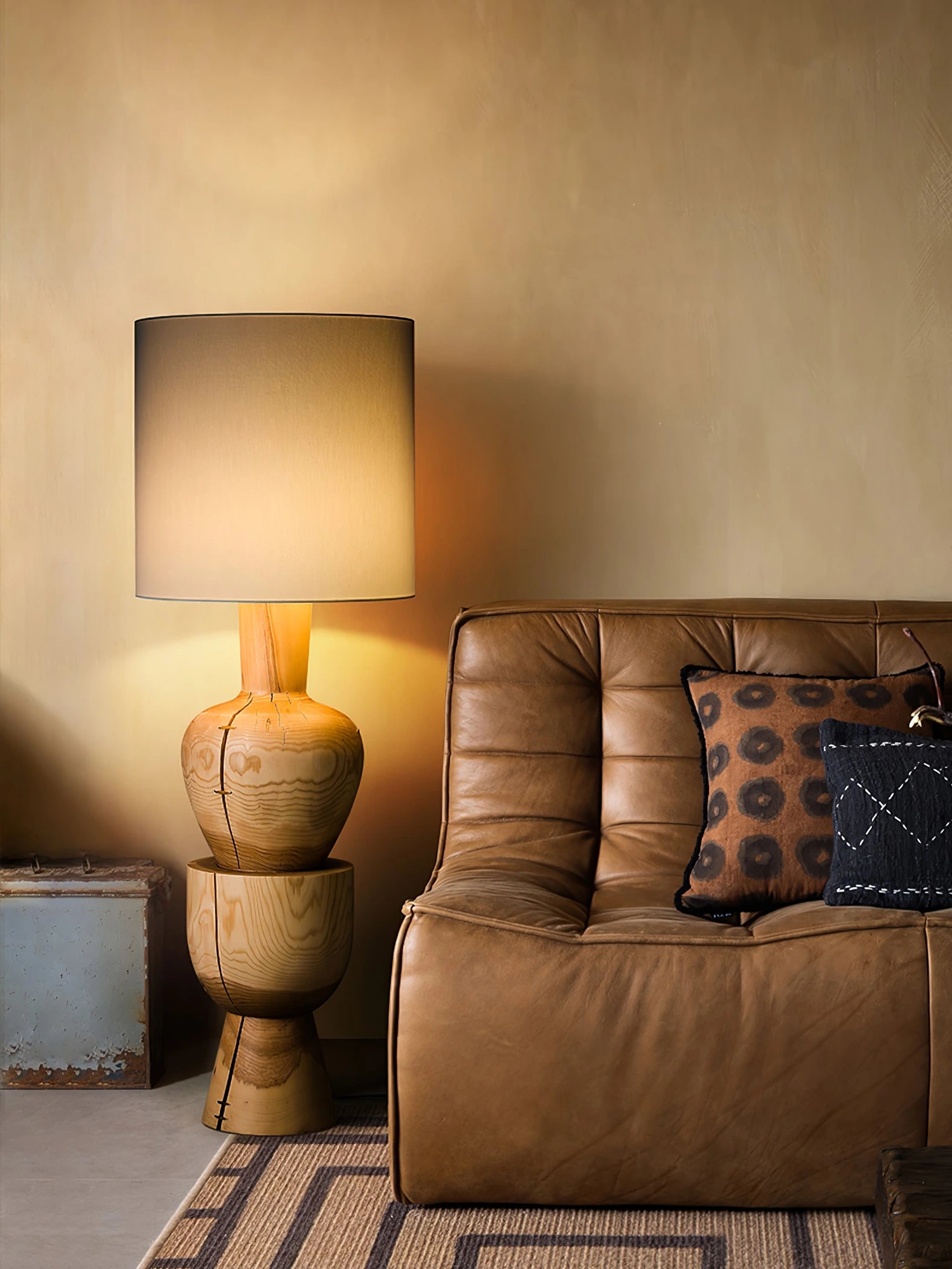 Sylvia Wood Floor Lamp - Image 9
