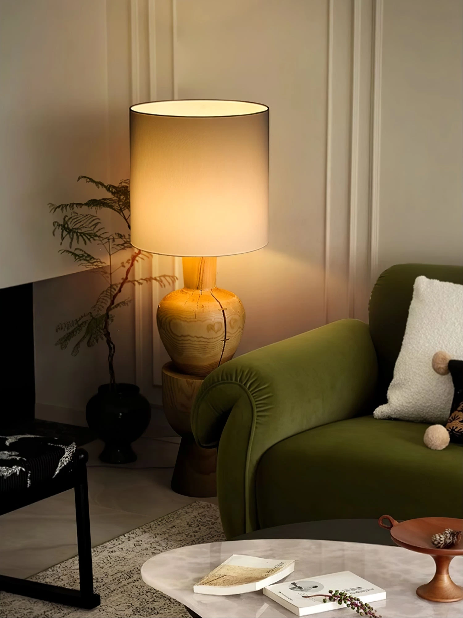 Sylvia Wood Floor Lamp - Image 11