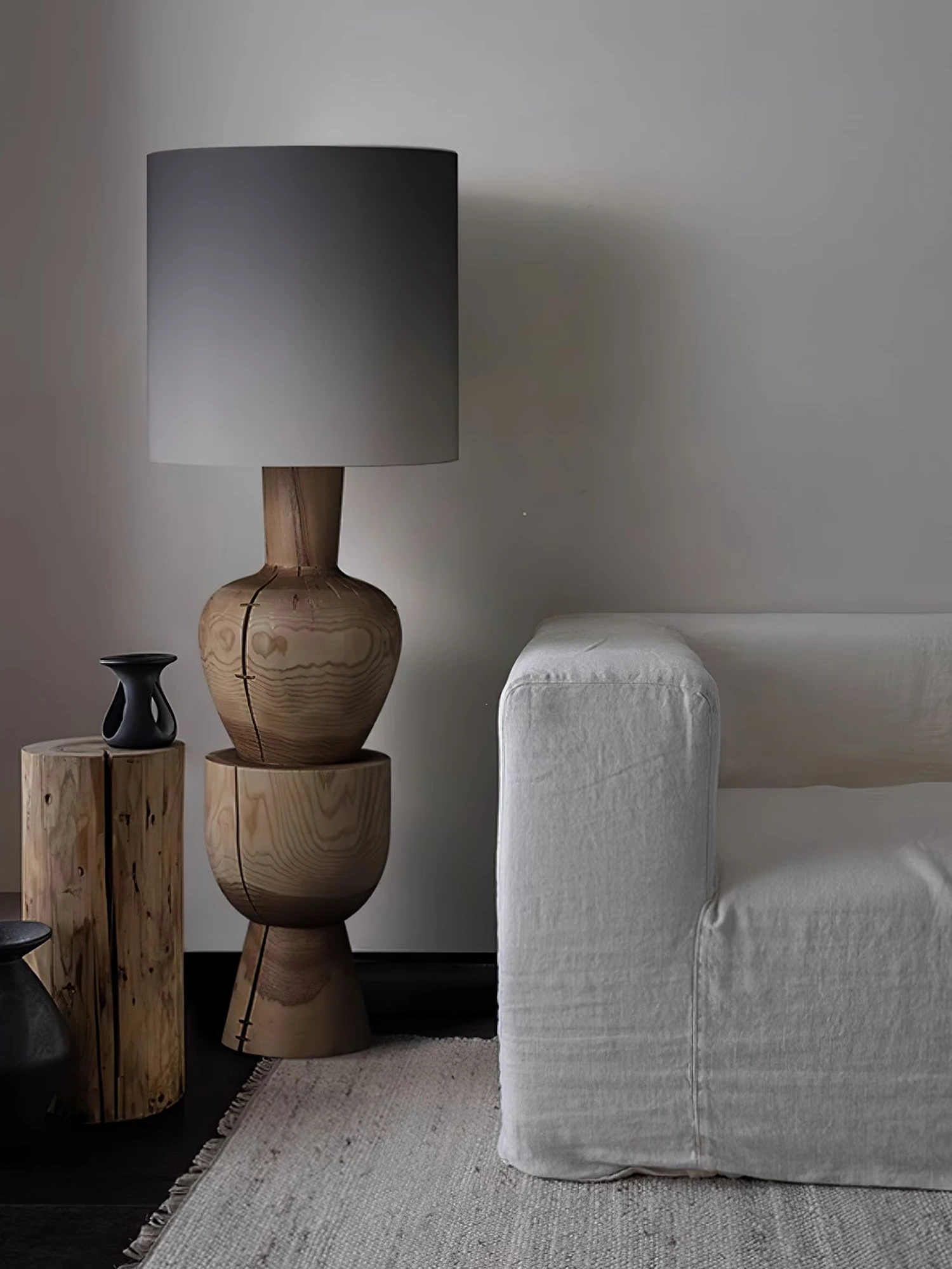 Sylvia Wood Floor Lamp - Image 14