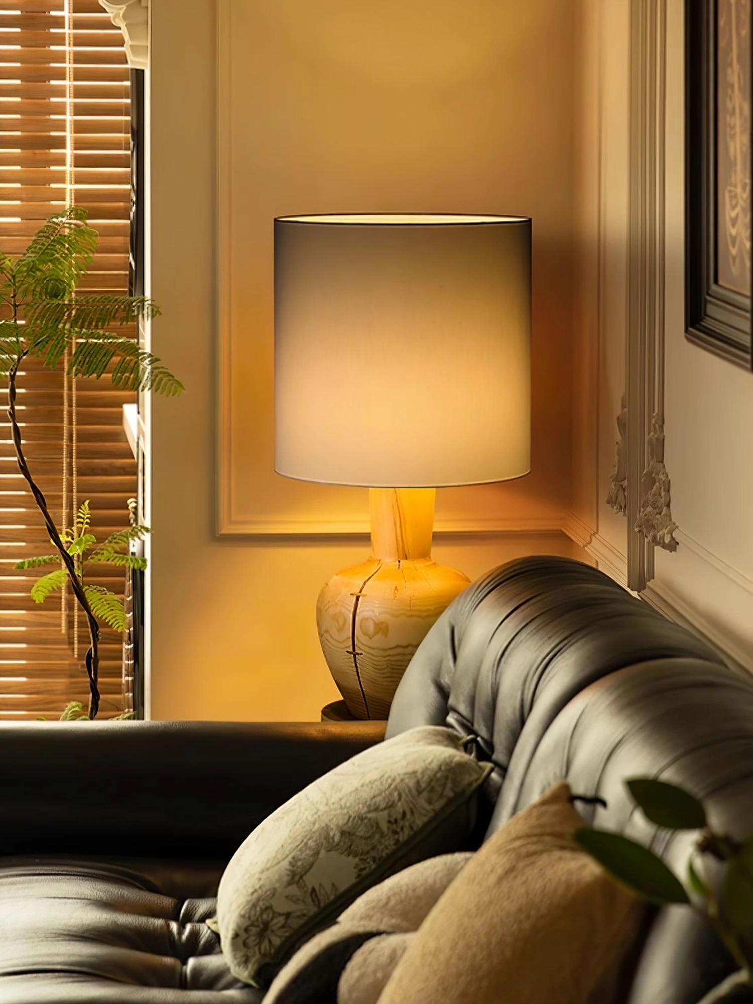 Sylvia Wood Floor Lamp - Image 2