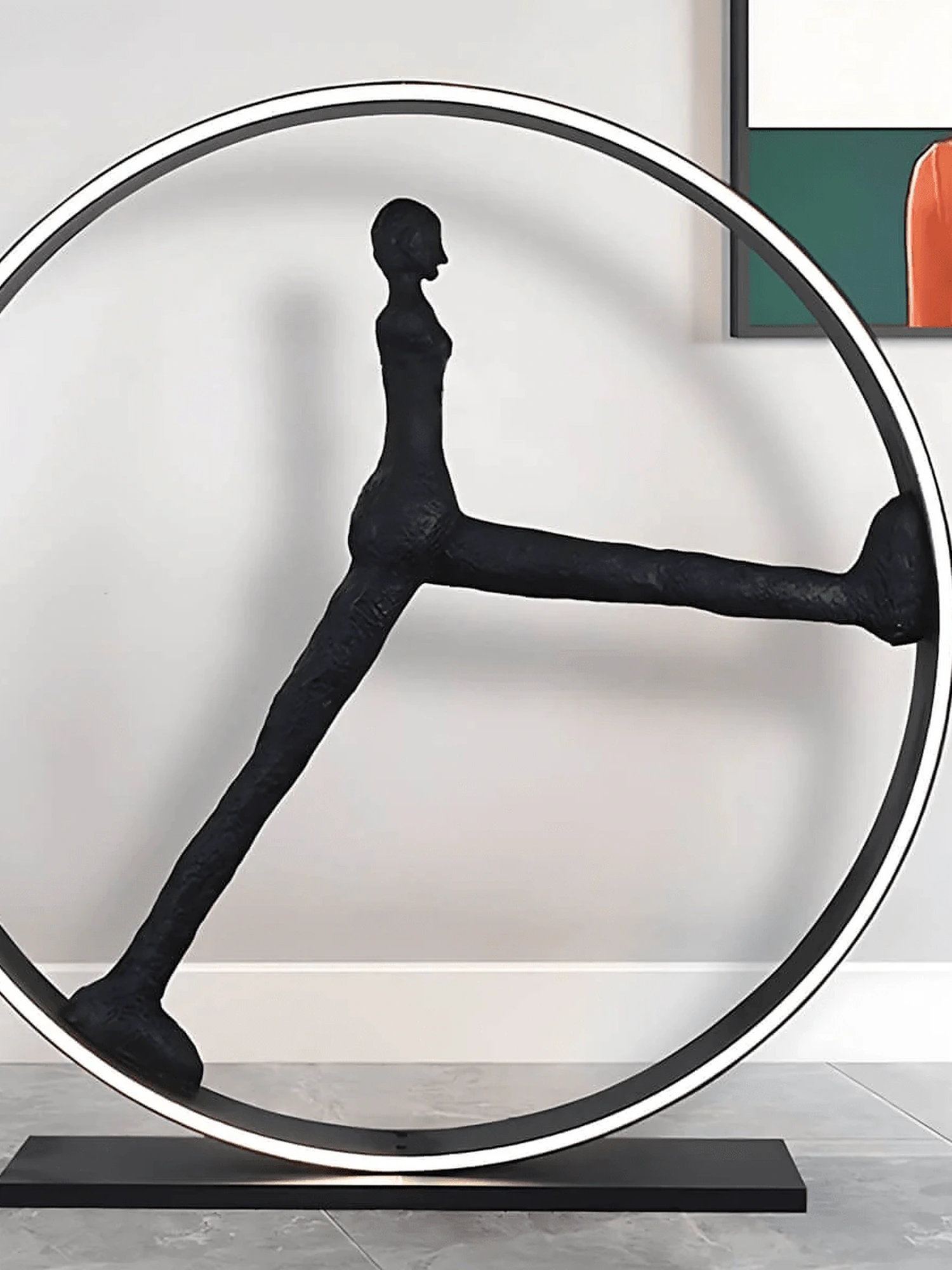 Time Walker Sculpture Floor Lamp - Image 2