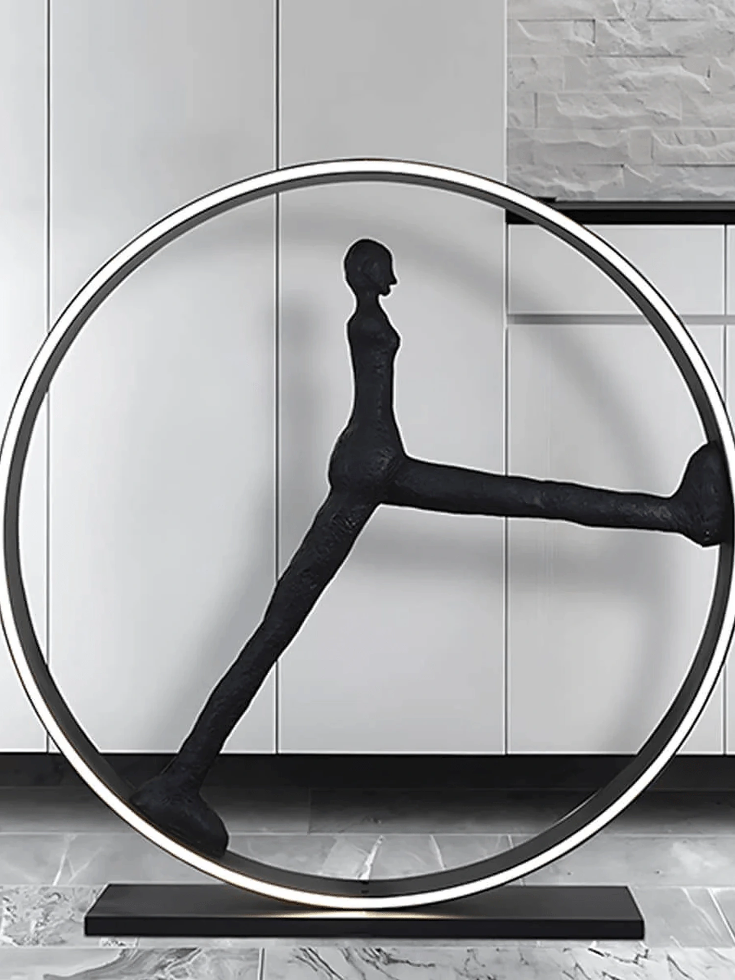 Time Walker Sculpture Floor Lamp - Image 4