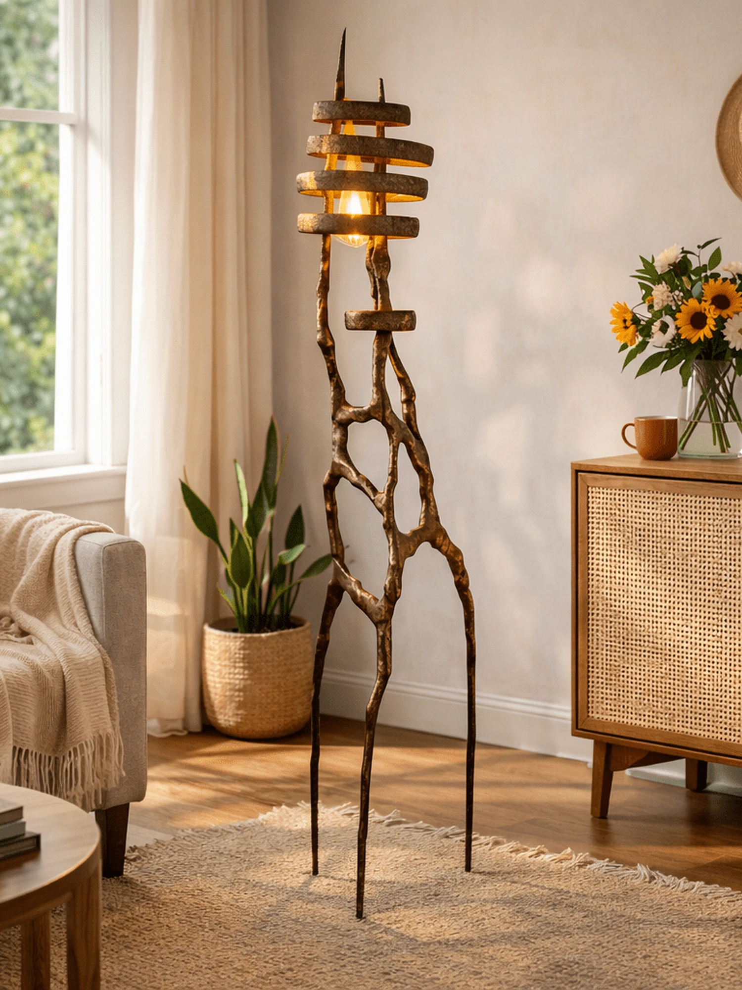 Vortex Sculpture Floor Lamp - Image 5