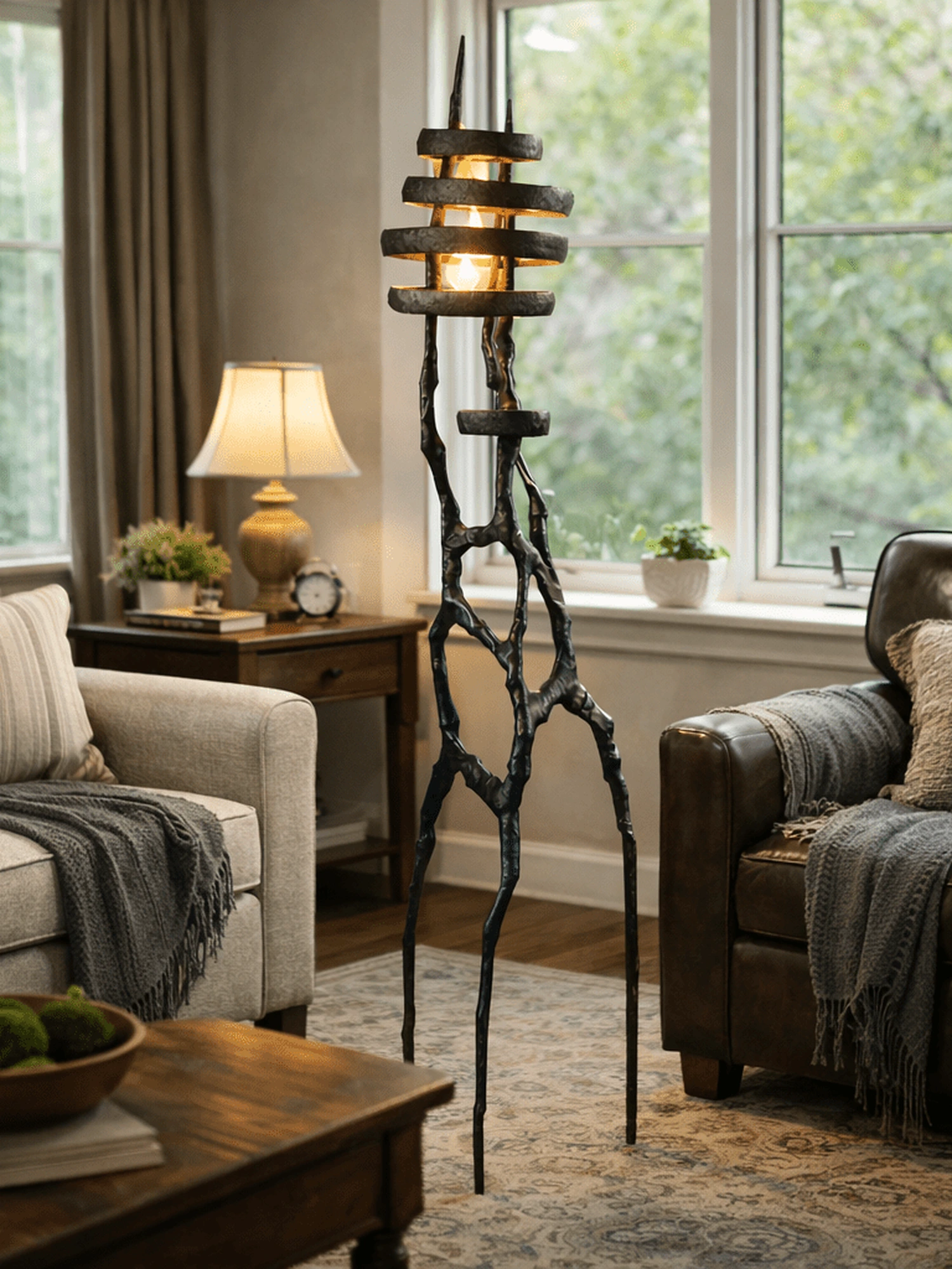 Vortex Sculpture Floor Lamp - Image 6