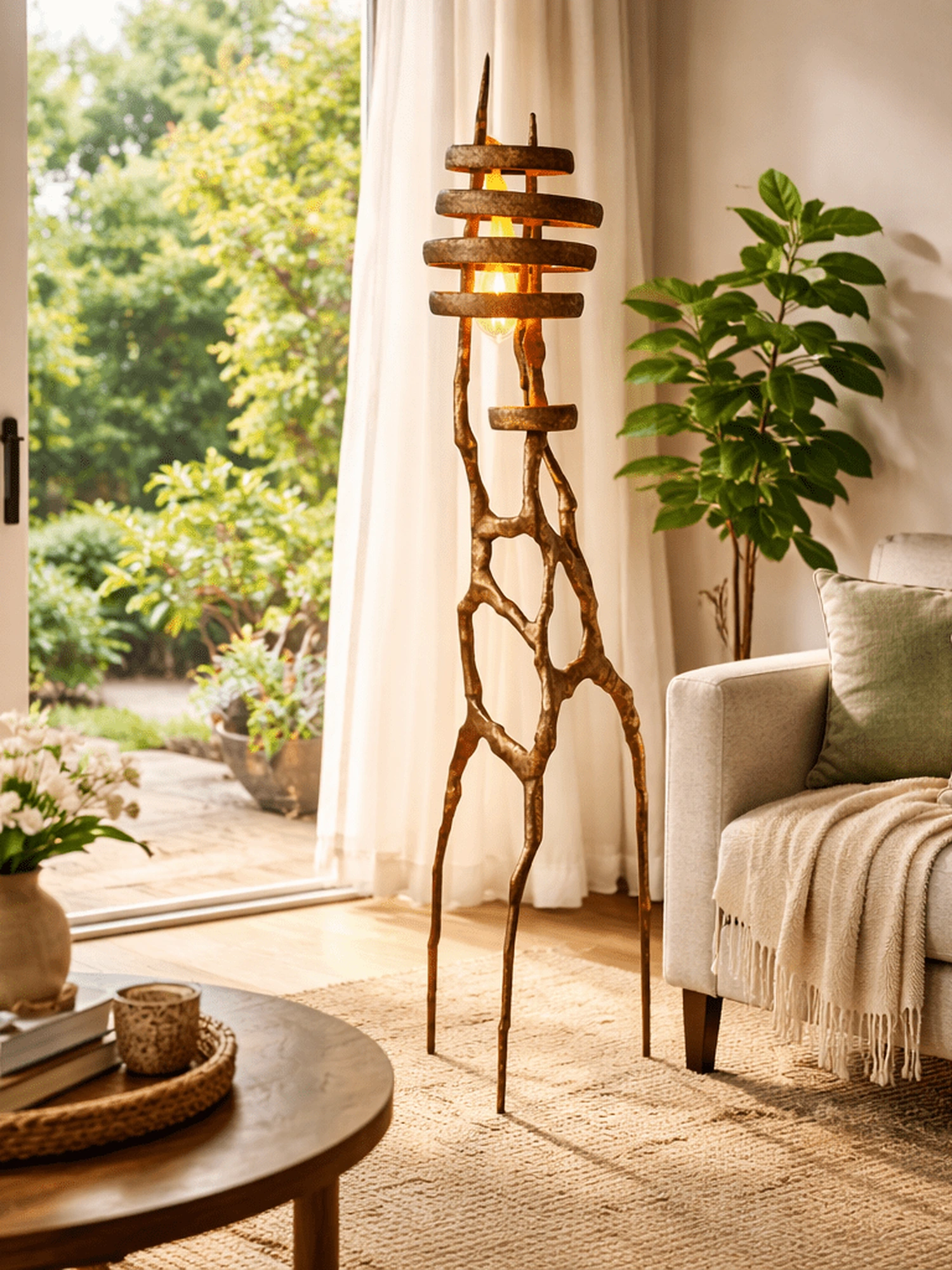 Vortex Sculpture Floor Lamp - Image 7