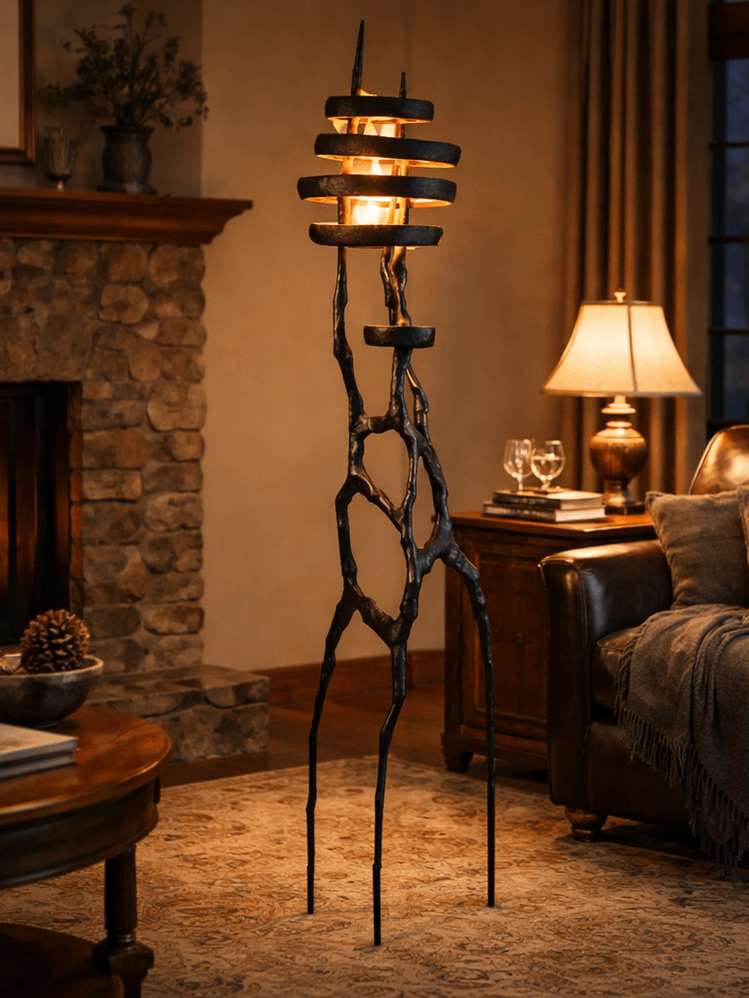Vortex Sculpture Floor Lamp - Image 8