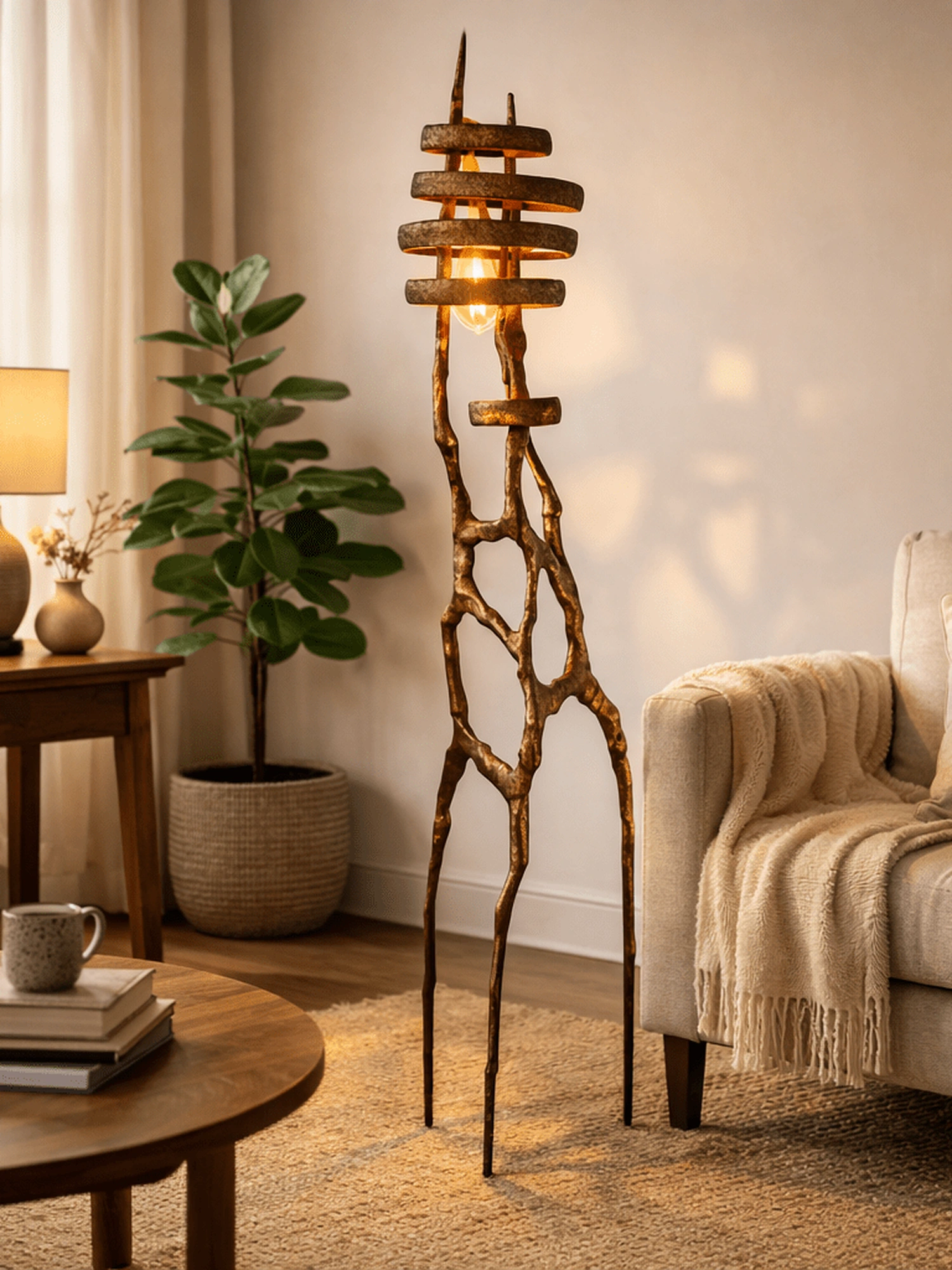 Vortex Sculpture Floor Lamp - Image 9