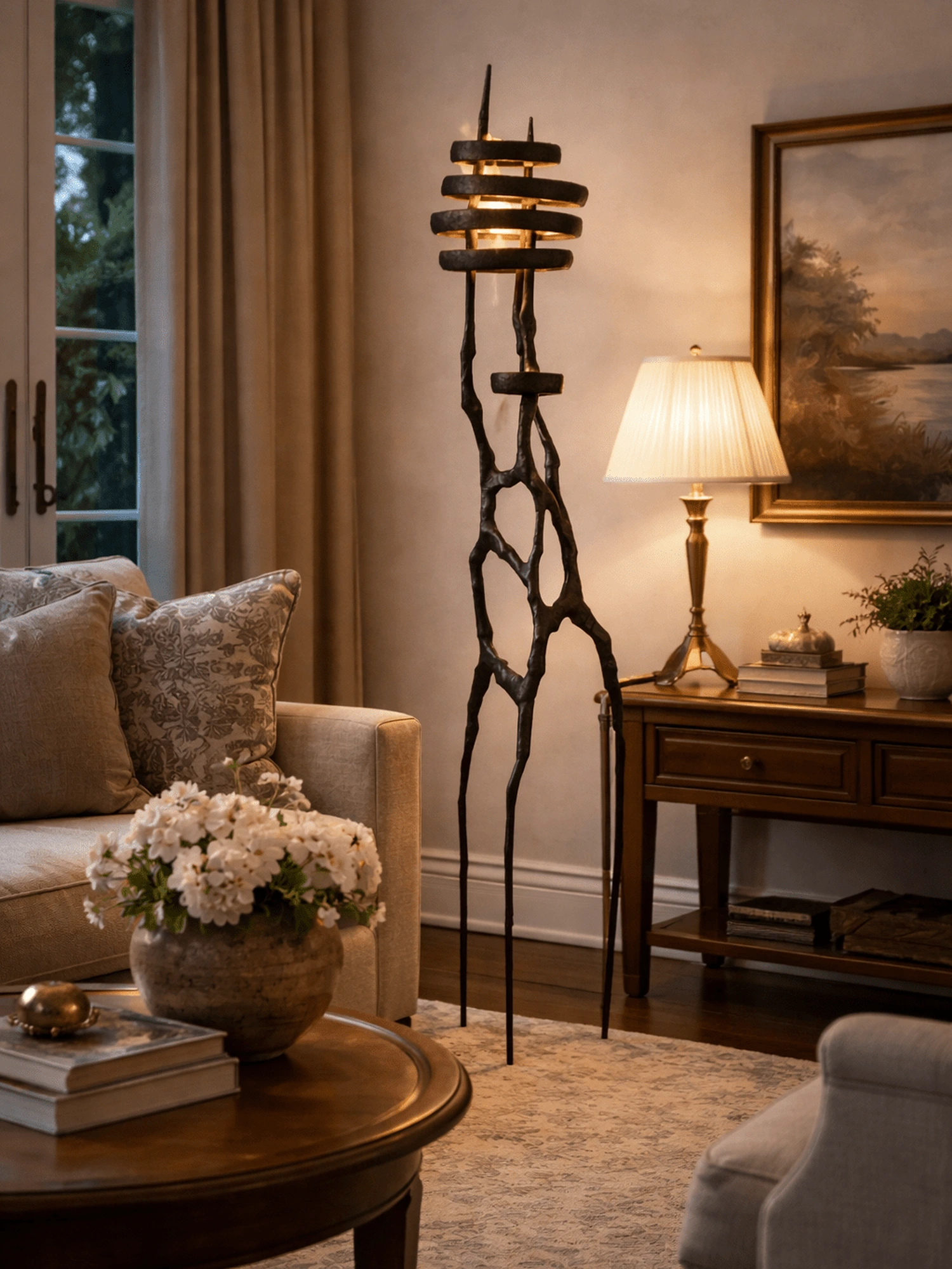 Vortex Sculpture Floor Lamp - Image 2